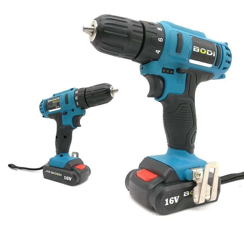 Электрическая дрель 21 в 16 12 В 36 нм Аккумуляторный ударный шуруповерт литий ионный