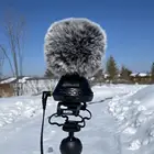 Мертвые кошки на открытом воздухе искусственные ветрозащитная Меховая муфта лобовое стекло щит для зум H3-VR снаружи лобовое стекло для уменьшения ветра Шум