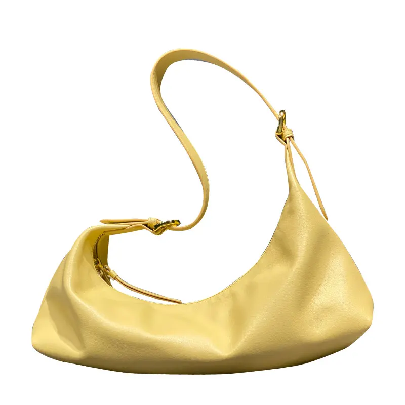 

WOONAM Women Fashion Handbag Genuine Calf Leather Hobo Shoulder Bag WB1175