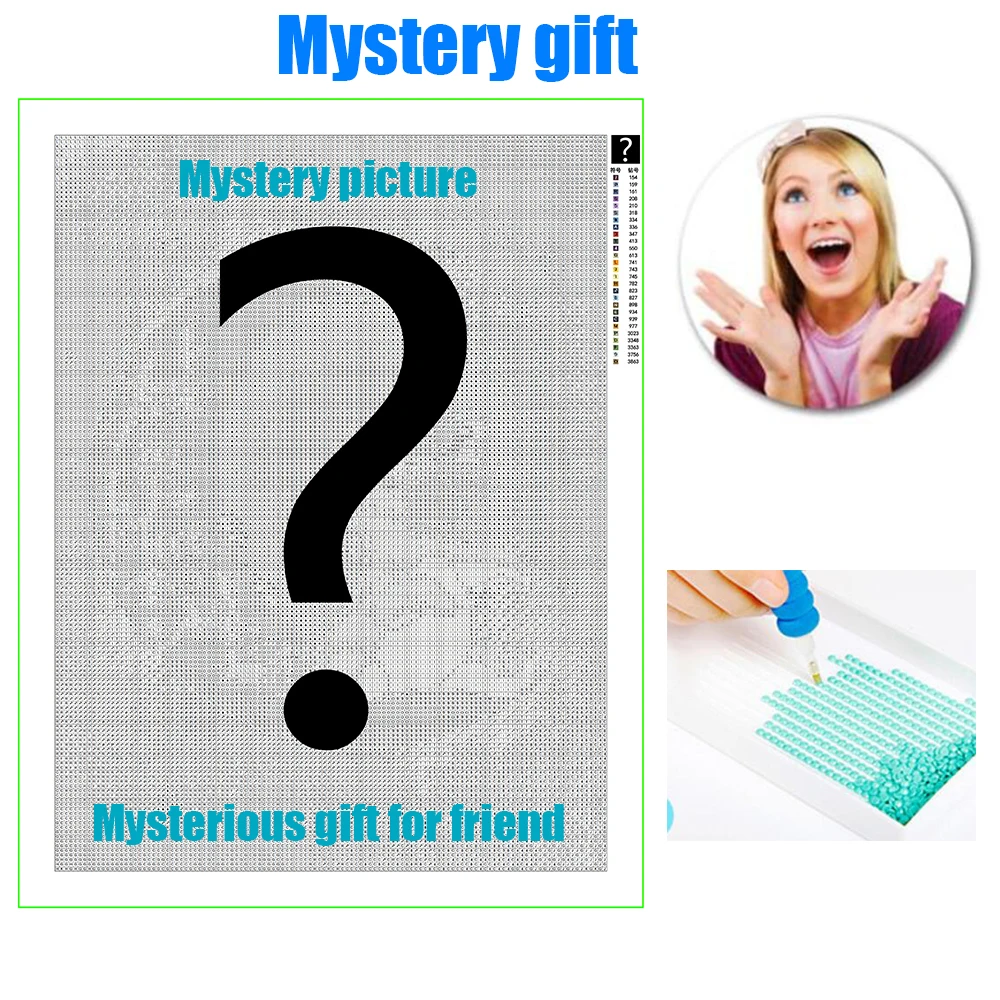 

Uncharted Mysterious 5D DIY Diamond Embroidery Different Theme Full Square Round Drill Mosaic Painting Cross Stitch Mystery Gift