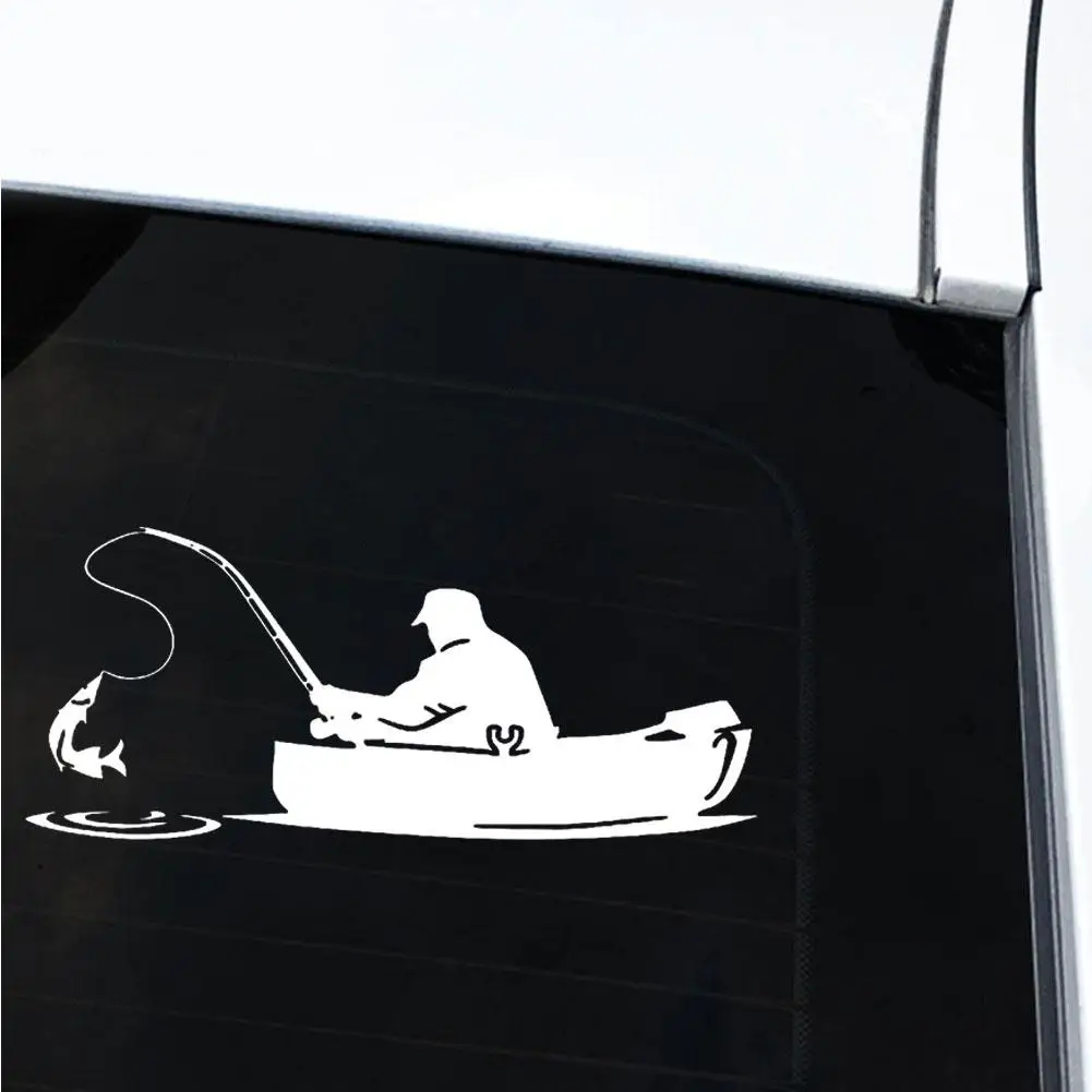 

Fashion Fishing Fish Boat Pattern Truck Car Stickers Window Decals Decoration