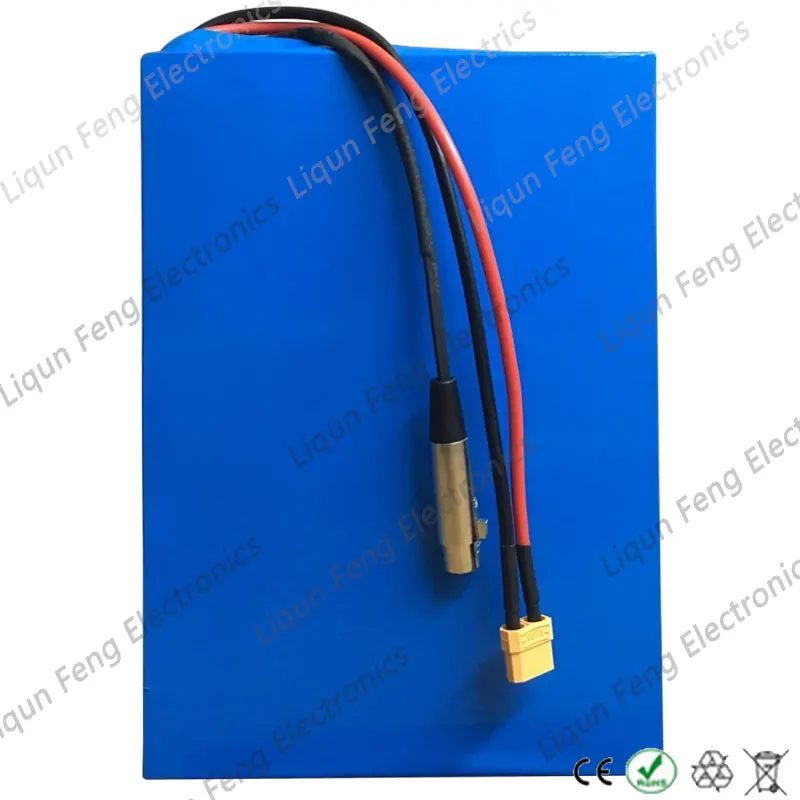 48V 1000W 2000W скутер Батарея 48V 20Ah 25Ah 30Ah 35Ah 40Ah литиевая батарея электрического велосипеда с 50A БМС+ 54,6 V зарядки беспошлинно