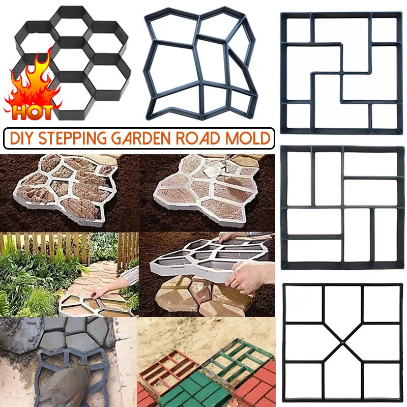 8 типов сделай сам Плесень Для дорожек в саду многоразовое устройство для