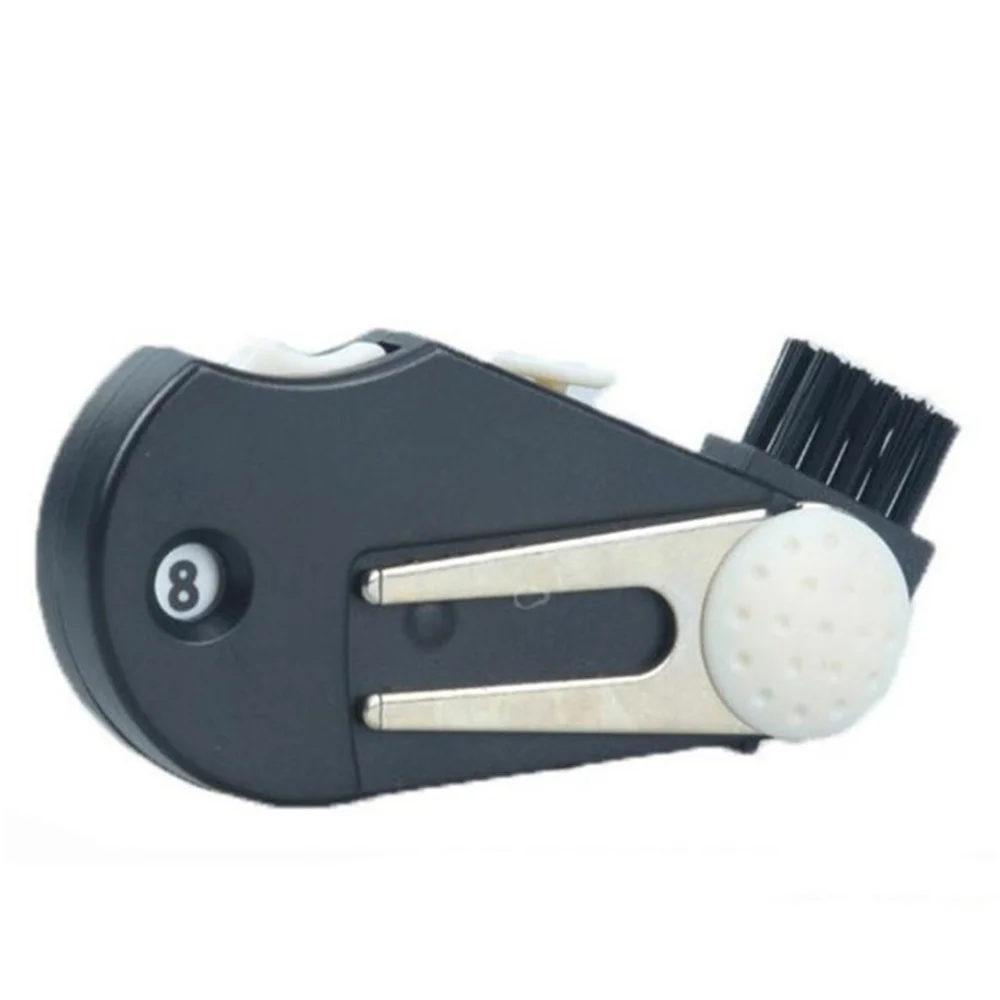 

Portable 5 In 1 Golf Pitch Repairing Switchblade Tool Training Aids with Brush Golf Divot Repair Tool Green Fork Score Counter