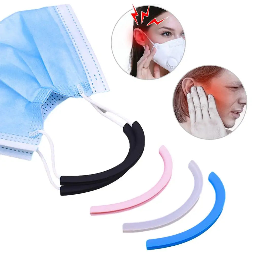 2 предмета силиконовая маска для лица Ушные крючки с нескользящей подошвой пар