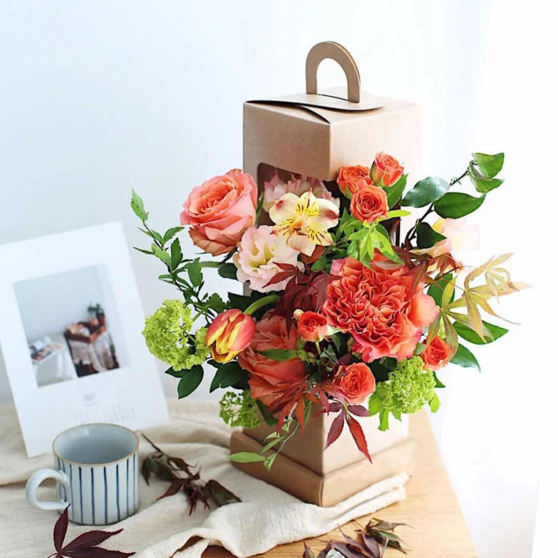 Футляр с открытым окном и цветочной ручкой водонепроницаемый складной для