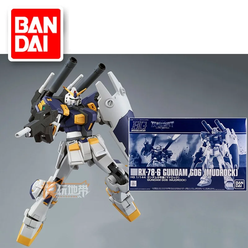 Оригинальный японский воина гундама модель PB HG 1/144 G06 RX 78 6 аргиллит мобильный