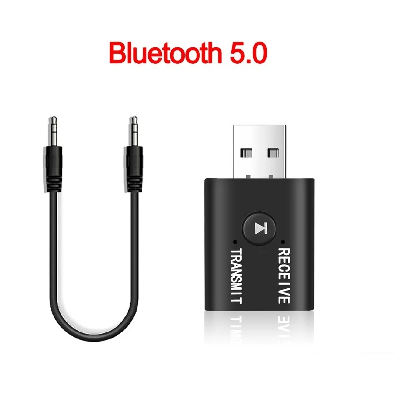 USB Bluetooth 5 0 адаптер 2 в 1 приемник/передатчик разъем AUX in 3 мм шумоподавляющая музыка