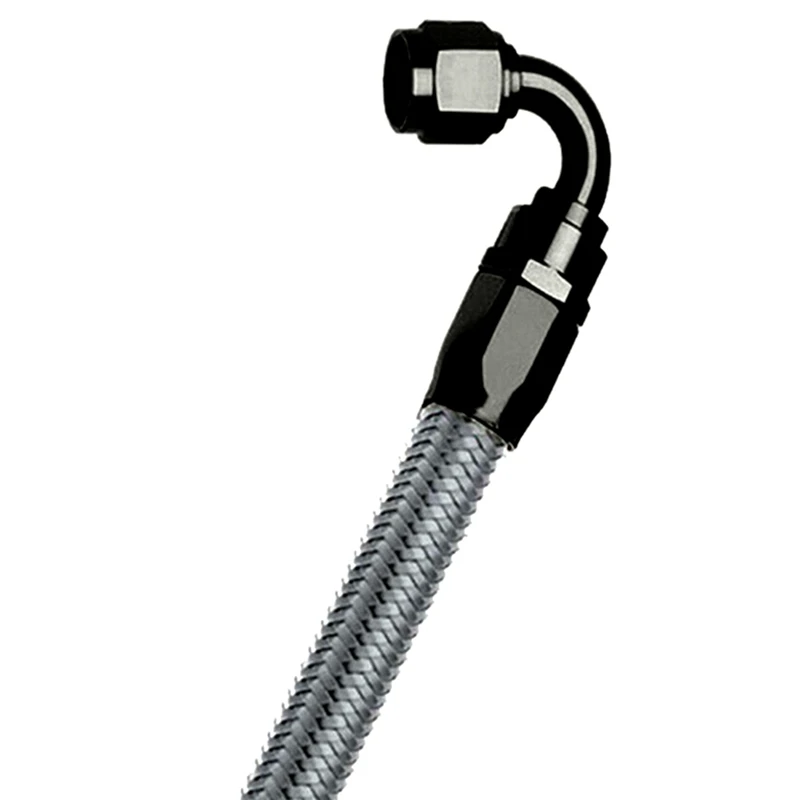 

2Pcs 10AN Swivel Oil/Fuel/Air/Gas Line Hose End Fitting Elbow 90 Degree