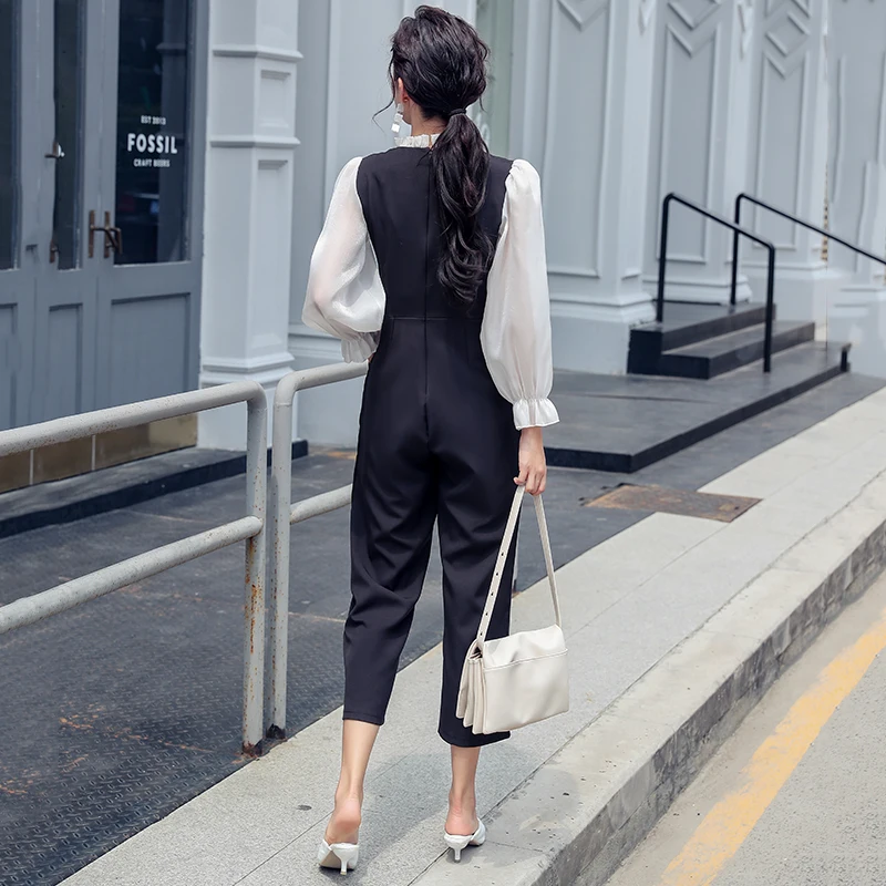 

F9150 2019 new autumn winter Lady fashion casual sexy women Jumpsuits female party Bodysuits fashion