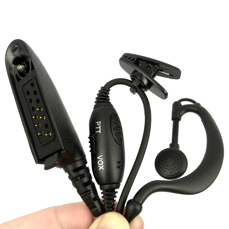 Earpiece Mic for Motorola Radio HT750 HT1250 GP328 GP329 GP340 GP380 MTX850 PRO5150 Walkie Talkie with Sound Control | Электроника