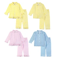 toddler sleepwear girls cotton pjs children boy clothes monogram winter blank pyjamas girls cute pajamas for girls