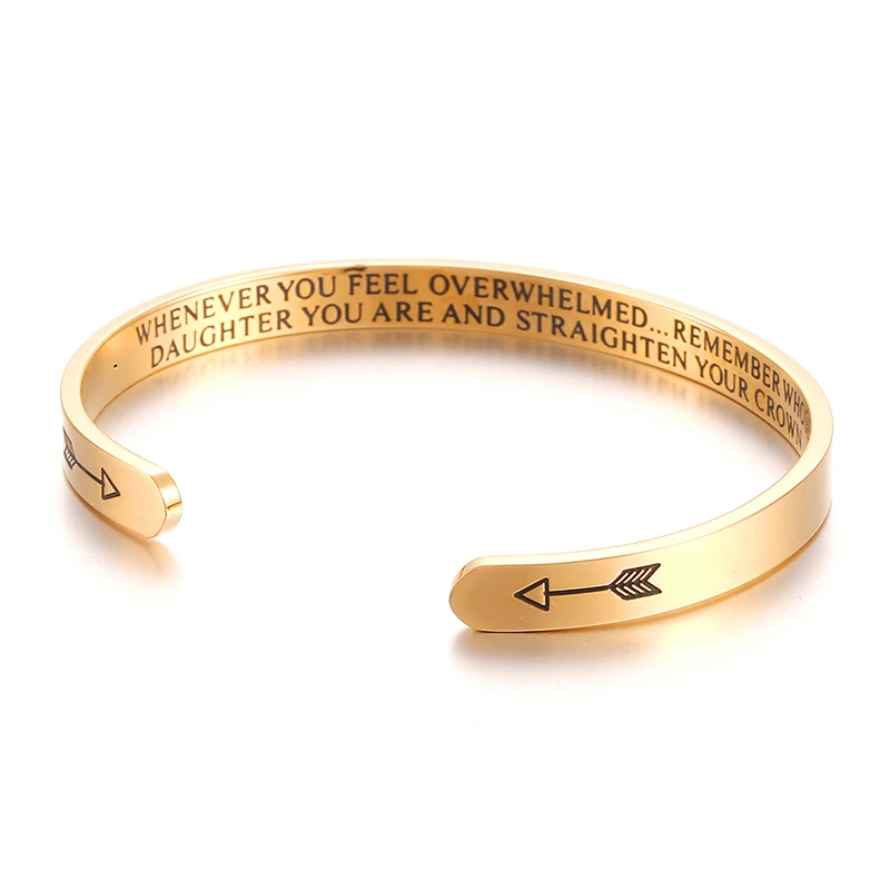 Браслет дочери браслет всякий раз когда вы чувствуете себя разбитым разгладить