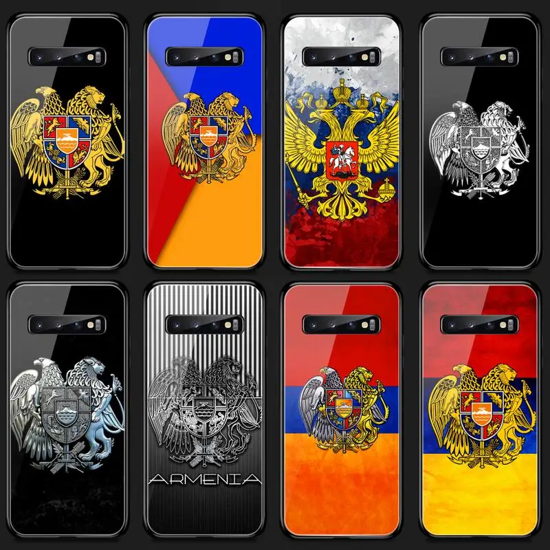 Чехол для телефона с эмблемой флага России и Албании закаленное стекло Samsung S20 | Отзывы и видеообзор