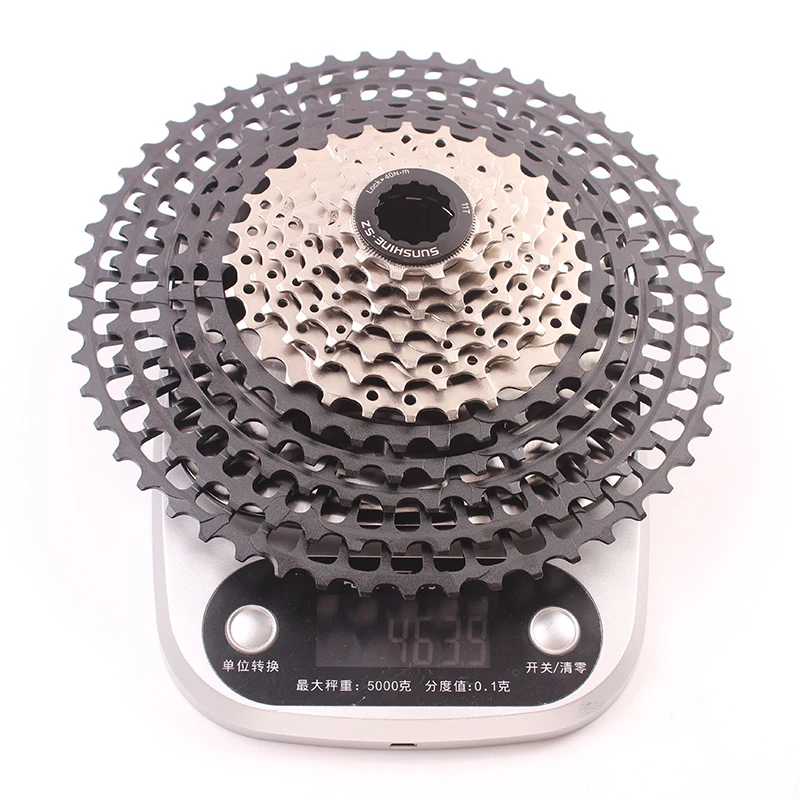 SUNSHINE 12 Скоростей для велосипеда Ультралегкая кассета 11-52T SLR MTB 413g 12v k7 горный
