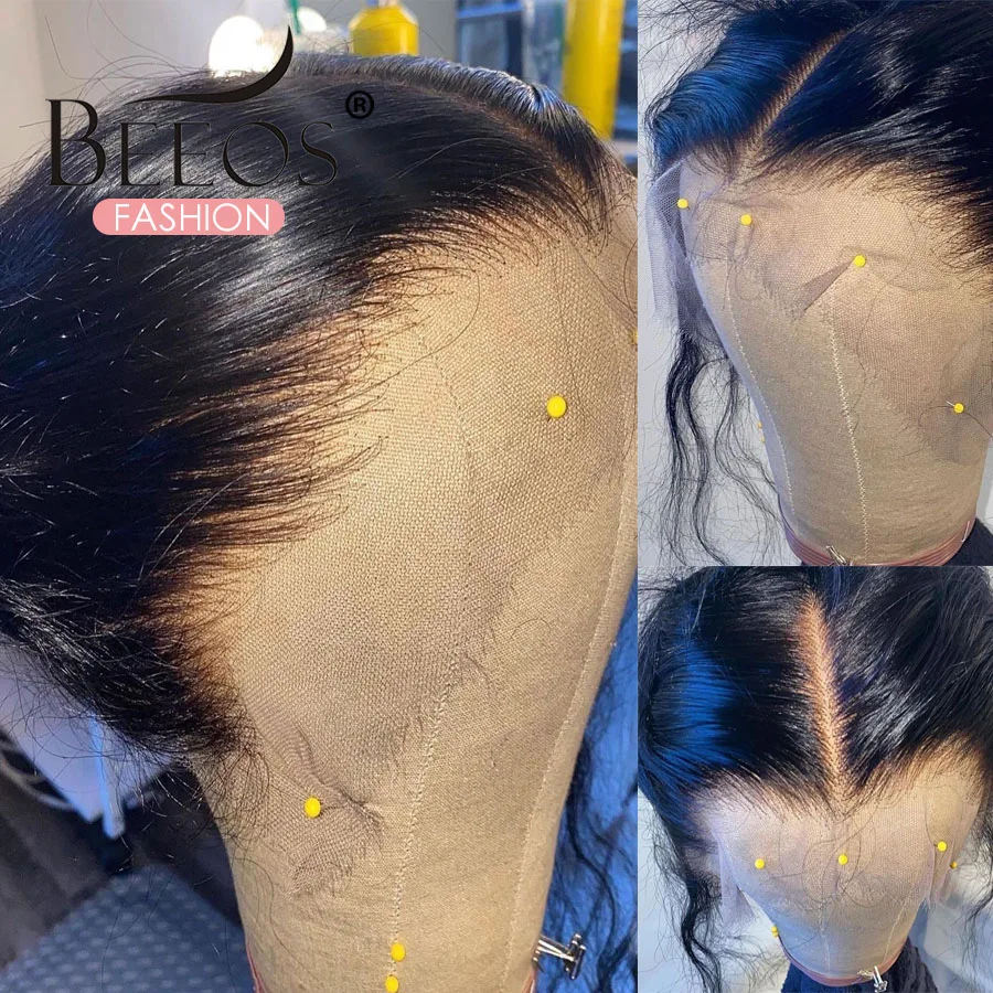 

Invisible Body Wave HD Lace Frontal Wigs For Women 13x6 Lace Front Human Hair Wigs Melt Skins 150% Density Pre Plucked Baby Hair