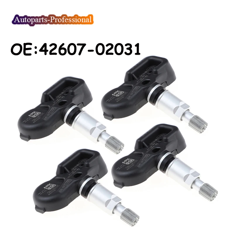 4 шт./лот датчик давления в шинах для TOYOTA Avensis Auris RAV4 Yaris Verso Car TPMS 42607 02031 4260702031|Датчик