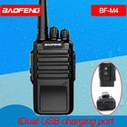 Портативная рация BaoFeng BF-M4, 16 каналов, более четкое голосовое радио, дальнего действия, USB-зарядка, для охоты, любительского радио