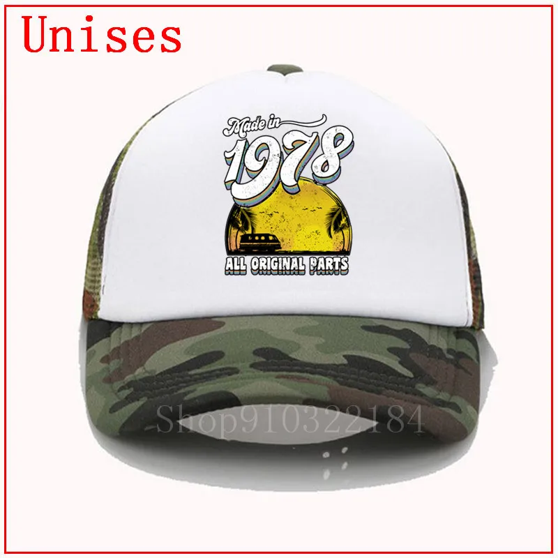 Сделано в 1978 все оригинальные Запчасти белые мужские и женские бейсбольные кепки
