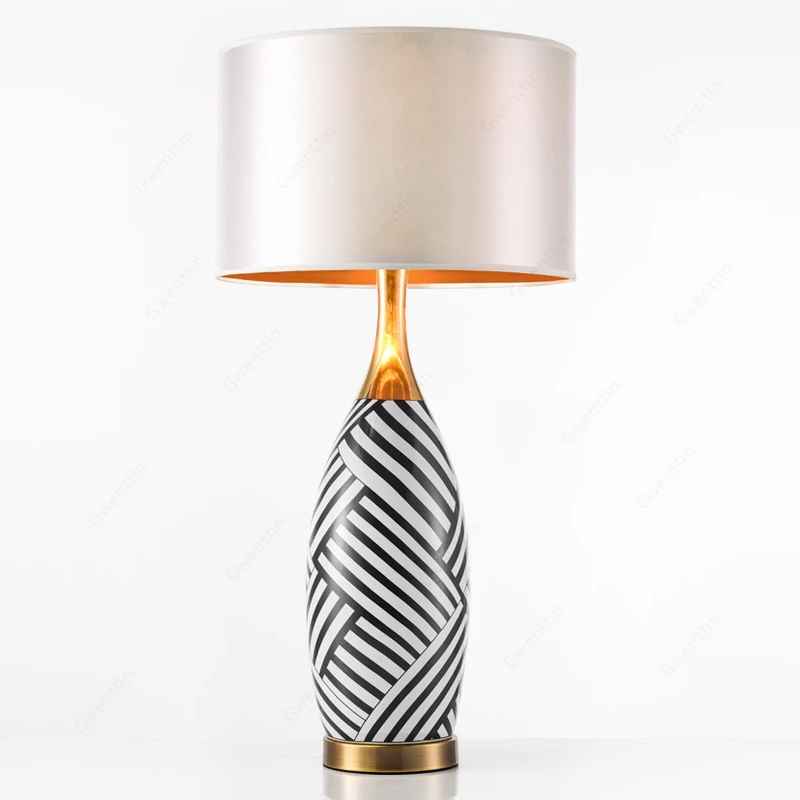 Настольный светильник с рисунком зебры настольный для чтения лампа гостиной