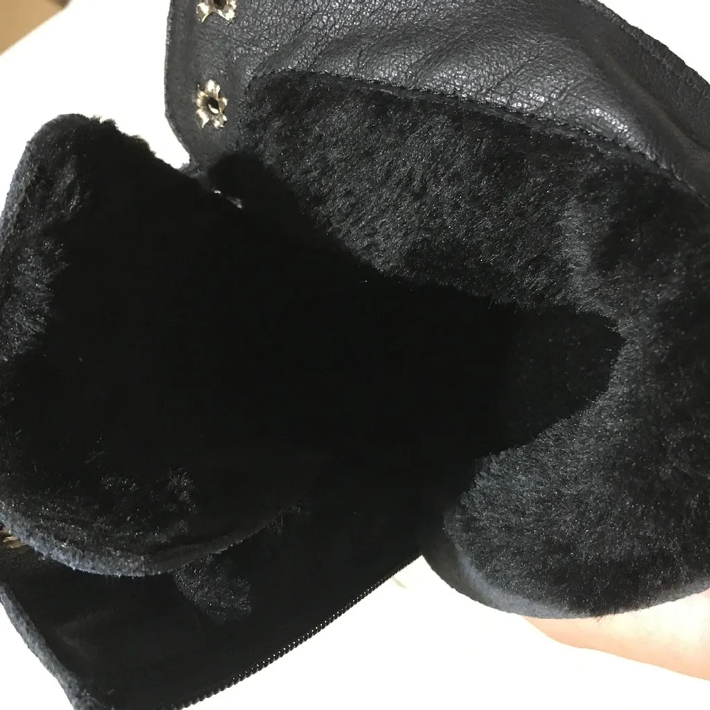 SAGACE/Новинка женские ботильоны из искусственной кожи Лидер продаж ботинки с