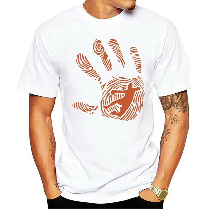 

Handball Fingerabdruck Hand Print Men's T-Shirt