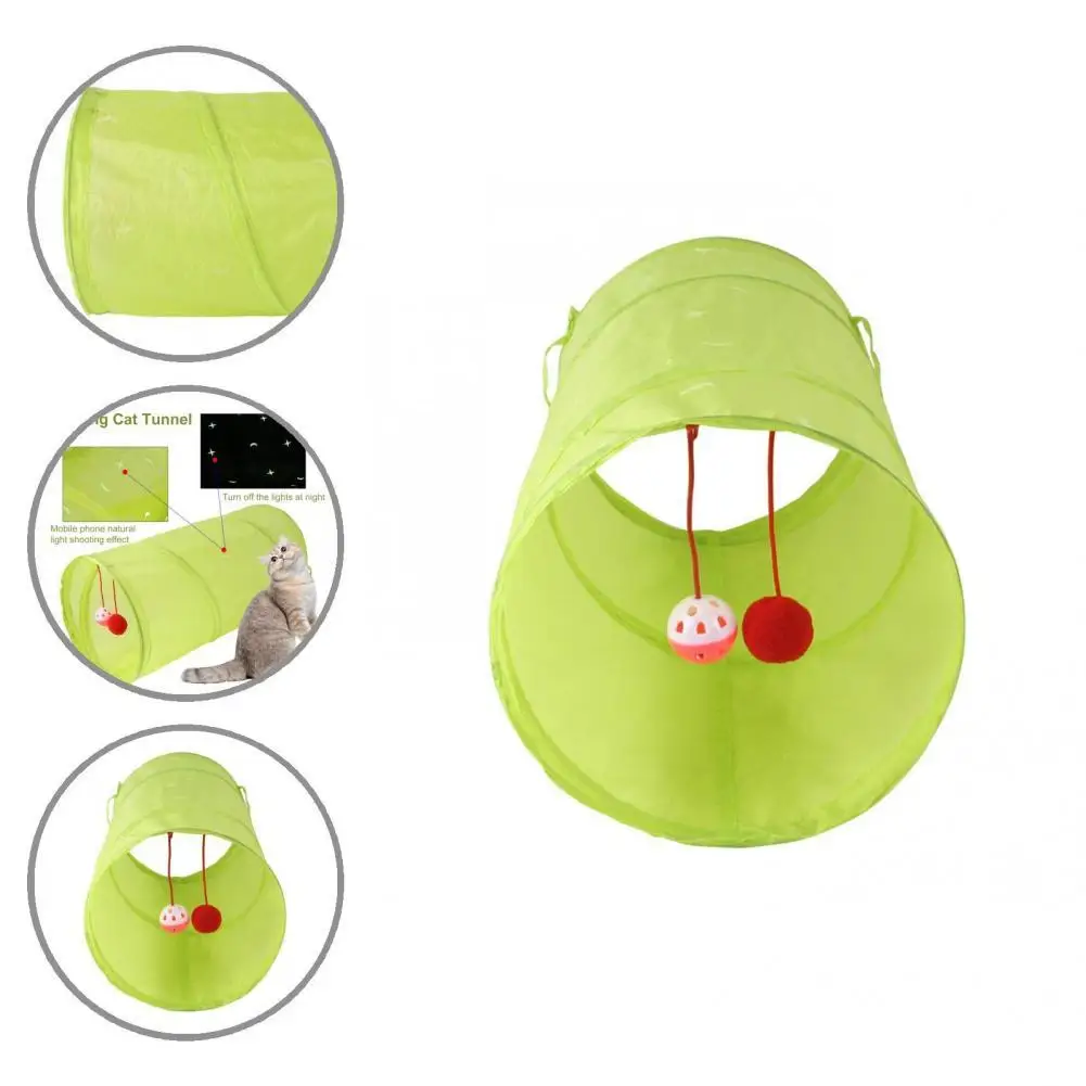 

Collapsible Enjoyable Pet Tube Sleeping Nest Safe Pet Tube Toy Luminous Pet Accessories