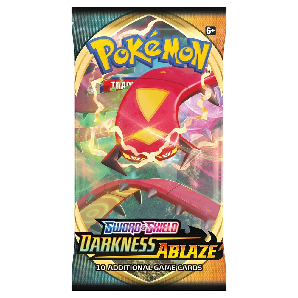 

Newest 324Pcs Pokemon Cards TCG: Sword & Shield Darkness Ablaze Pokemon Booster Box Collectible Tradiner Card Game toy for child
