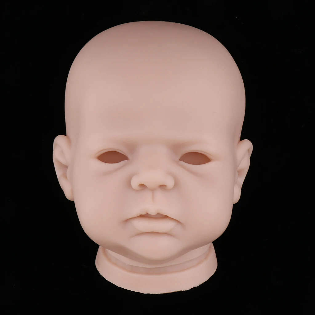 

Set of 4 Vinyl Baby Doll Head Sculpt Mold for 20'' Newborn Baby Dolls