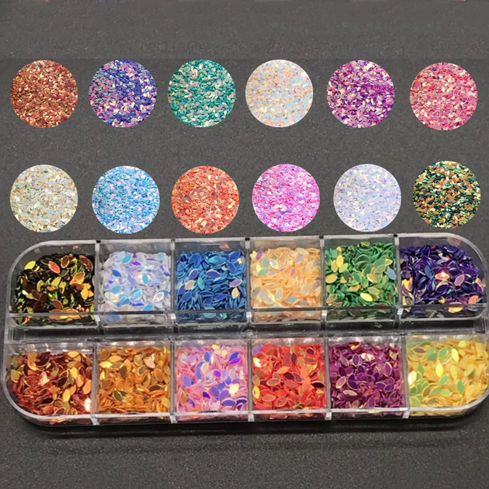 Блеск для ногтей блестки бабочка хлопья тонкий маникюра сверкающий делает ногти