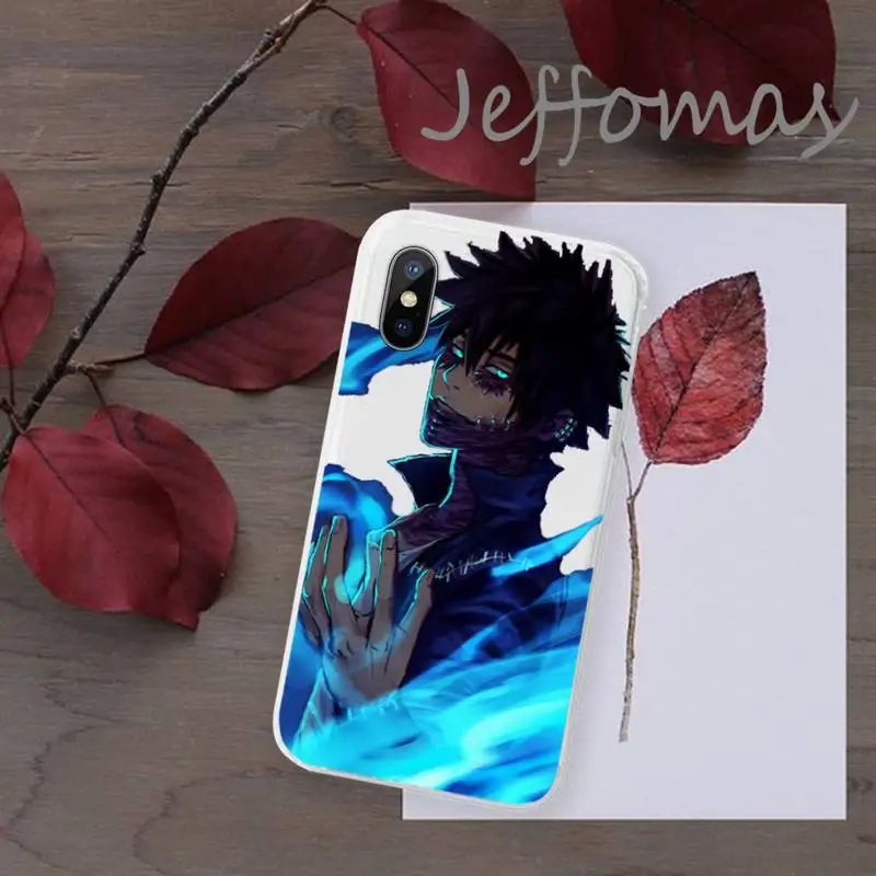 

My Hero Academia anime Evil devil smile Phone Case Transparent for iPhone 11 12 mini pro XS MAX 8 7 6 6S Plus X 5S SE 2020 XR