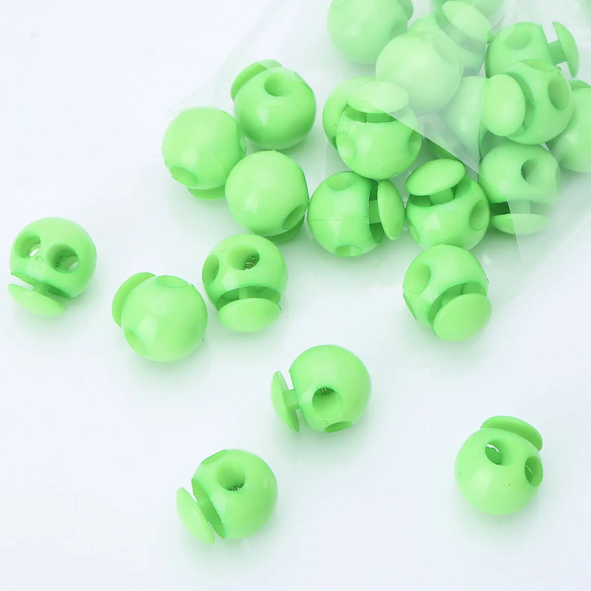 Пластиковые пружинные замки для шнурка 30 шнурков|Стоппер| |