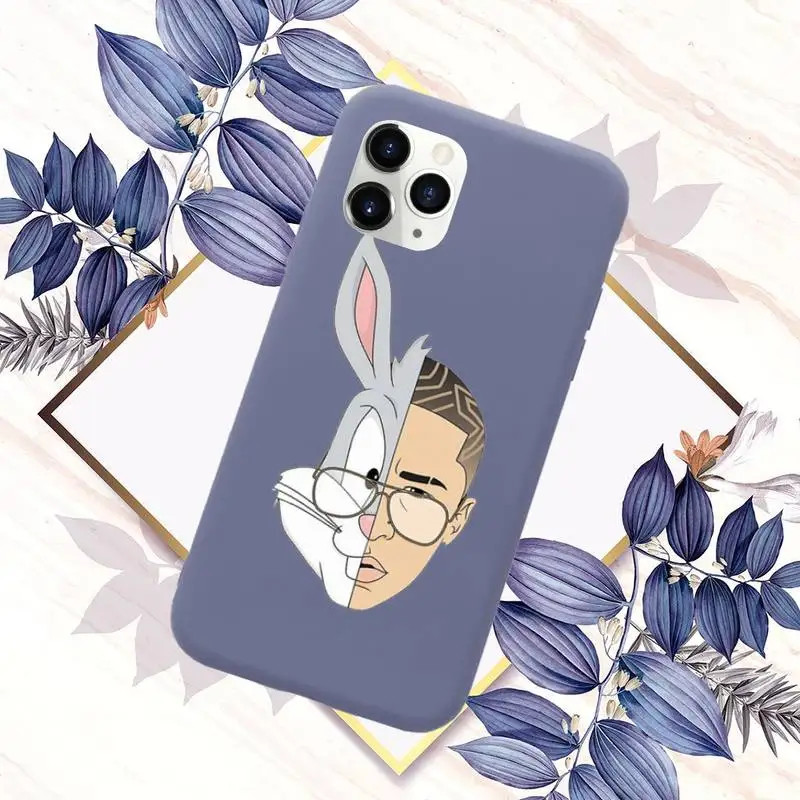 

Yo Perreo Sola Bad Bunny Maluma singer Phone Cases Candy Color for iPhone 6 7 8 11 12 s mini pro X XS XR MAX Plus