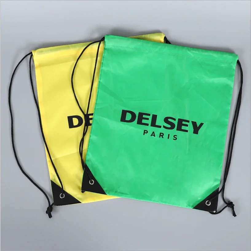 

2020 The New Customized Marathon Advertising letter pattern Polyester Drawstring Bags Anniversary Gift Sport Storage Bag