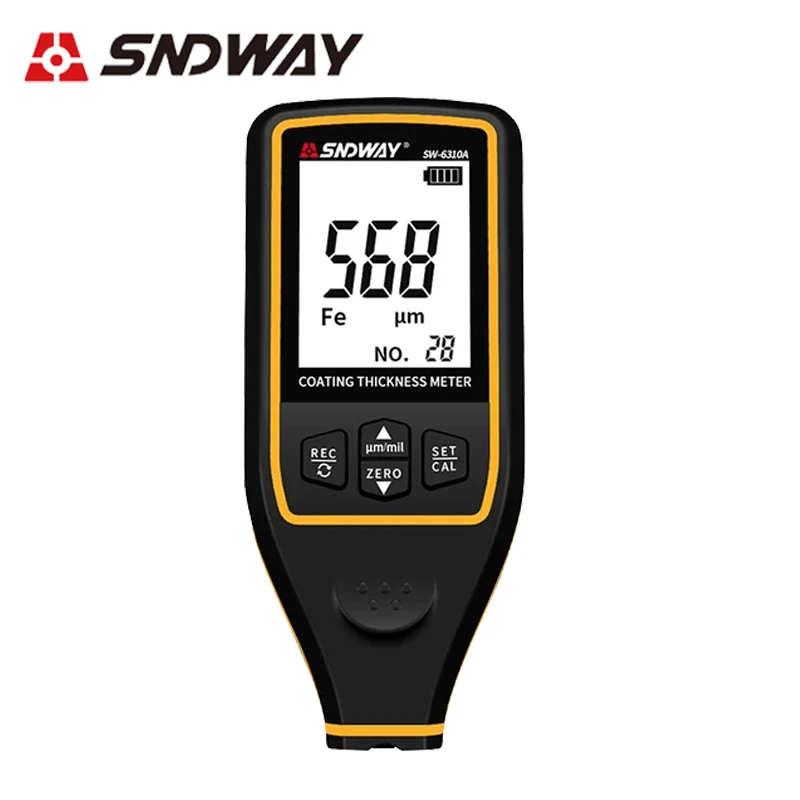 

SNDWAY Coating Thickness Gauge SW-6310A 0-1700µm Iron-Based Non-Iron-Based one Auto Paint Thickness Gauge