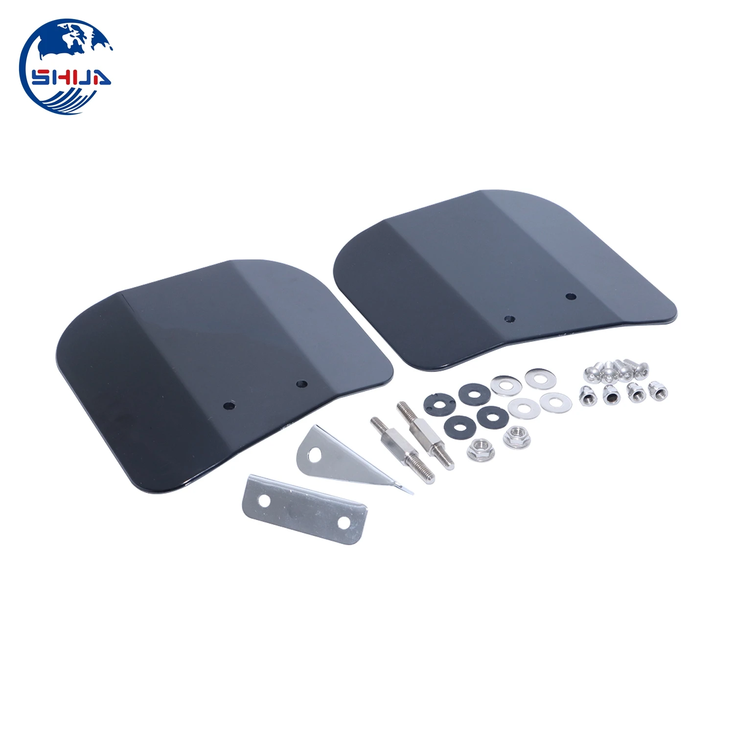 Велосипед темный дым левой и правой стороны ВОЗДУХА крыло дефлектор лобовое