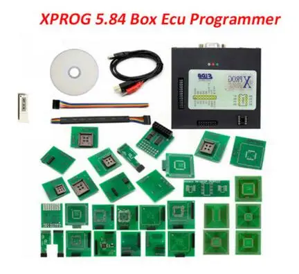 XPROG 5.84 Xprog 6,12 XPELDB XPROG-M V6.12 V5.84 V5.74 V5.55 XPROG коробка Авто ECU чип Тюнинг программист черный металлический ящик XPROG-M - Цвет: XPROG 5.84