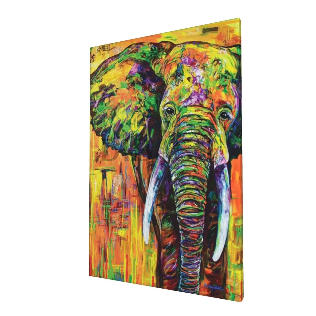 

Настенная картина в рамке с принтом на холсте йелфант, домашний декор для гостиной, спальни