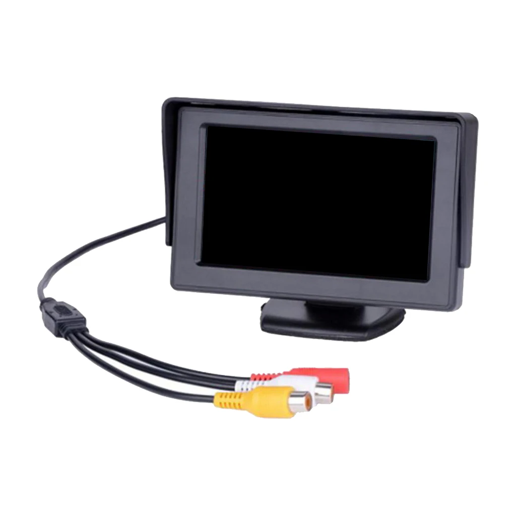 4 3 ''TFT-LCD Интегрированный Дисплей с черной обратной камерой парковки |