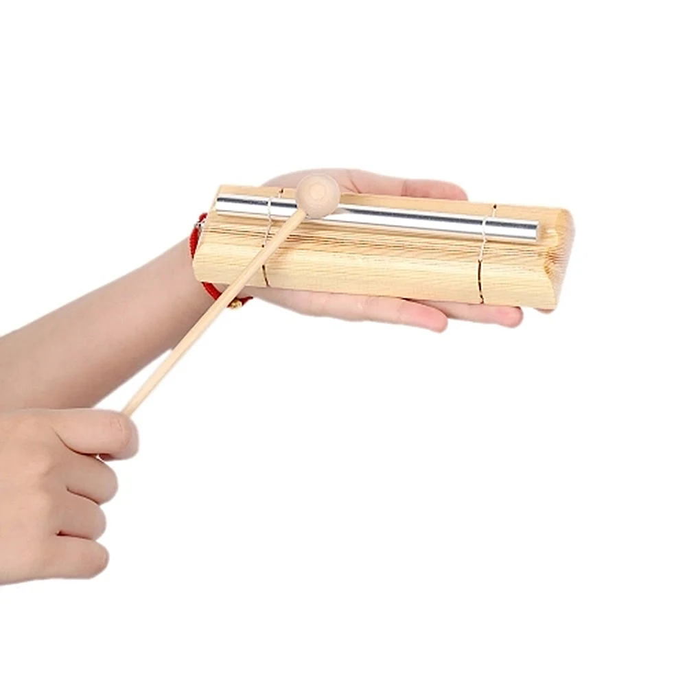 Energy Chime Single Tone with Mallet Exquisite Kid Children Musical Toy Percussion Instrument Wood Professional Tool New O15 |