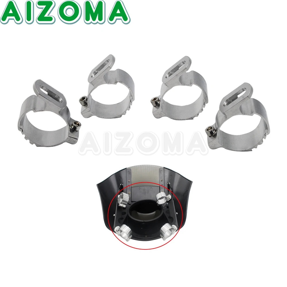 1 комплект мотоциклетная четверть фара обтекатель лобовое стекло 35 50 мм 45 49 вилка