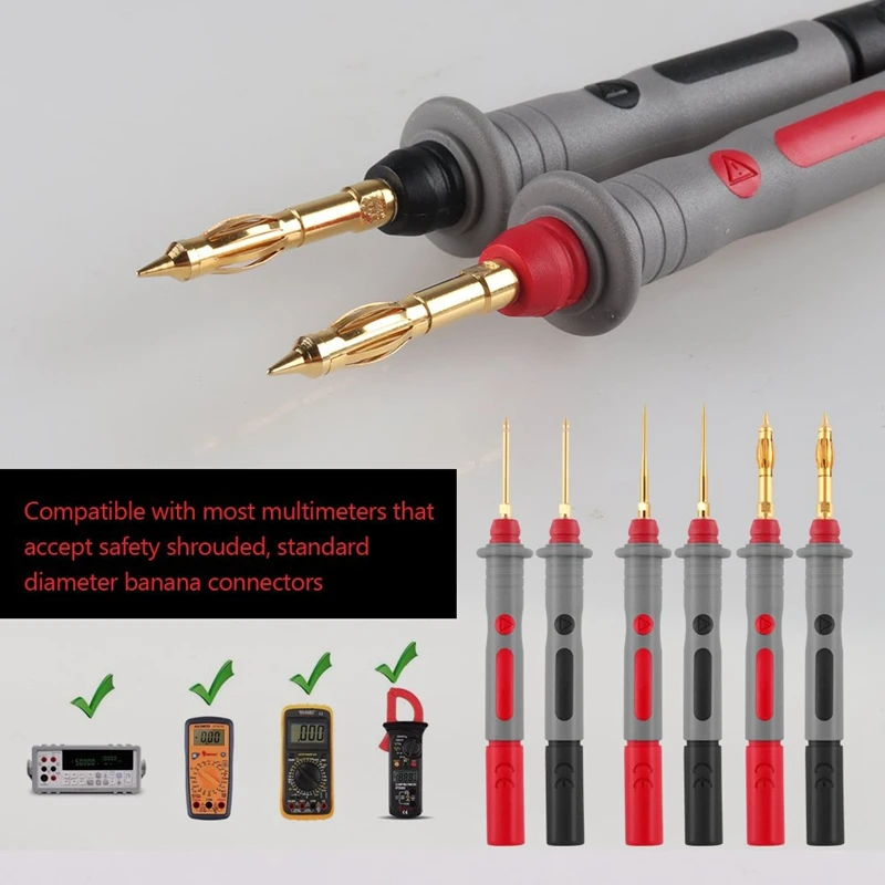 BMBY-Auto Repair Tool Multimeter Meter Pen Line Test Kit Digital Lead With Alligator Clip Multi-Function Prob | Инструменты