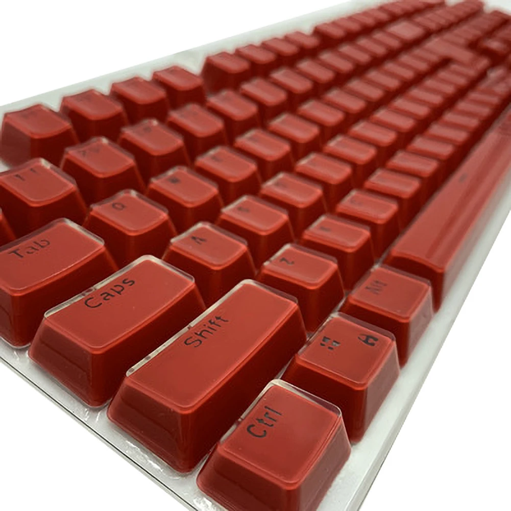 

104Pcs/Set Clear Backlight Keycap Cover Replacement for Mechanical Keyboard