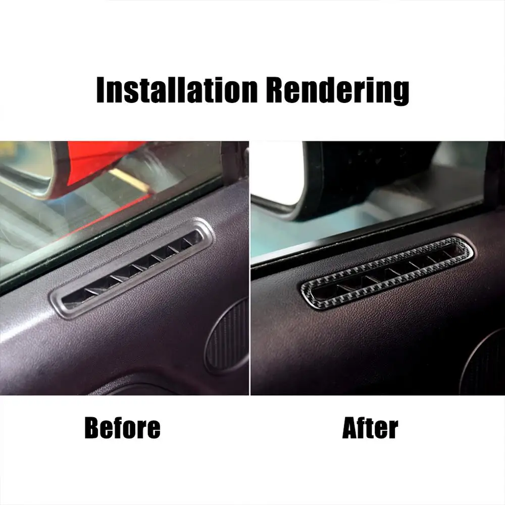 1 пара автомобильных наклеек для вентиляционных отверстий из настоящего