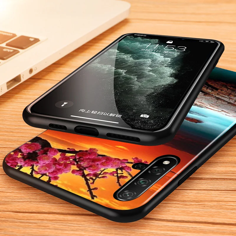 

Amazing Nature Art for Huawei Honor 30 20 10i 10 9C 9A 9S 9X 9N 9 8X 8A 8 7A 7C Pro Plus Lite Black Phone Case
