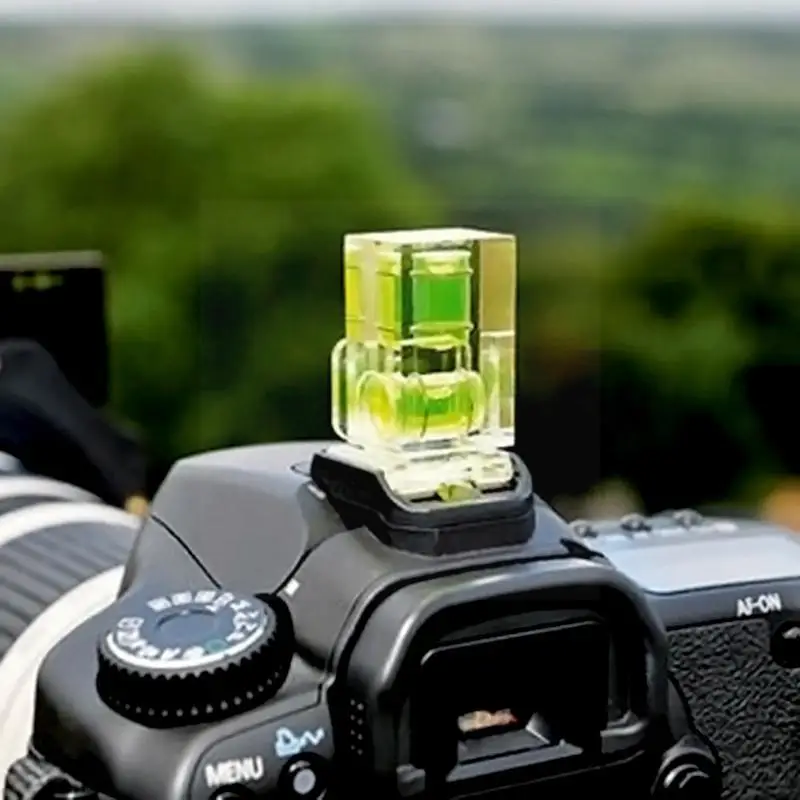 

2pcs Slr Camera Hot Shoe Spirit Level Cover A Double Lever Shoe Horizontal Spirit Cover Triple Bead Meter A9j0