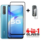 Защитное стекло 4 в 1 для Vivo Y70t, полное покрытие, закаленное стекло для Vivo Y70 t, Y70s HD