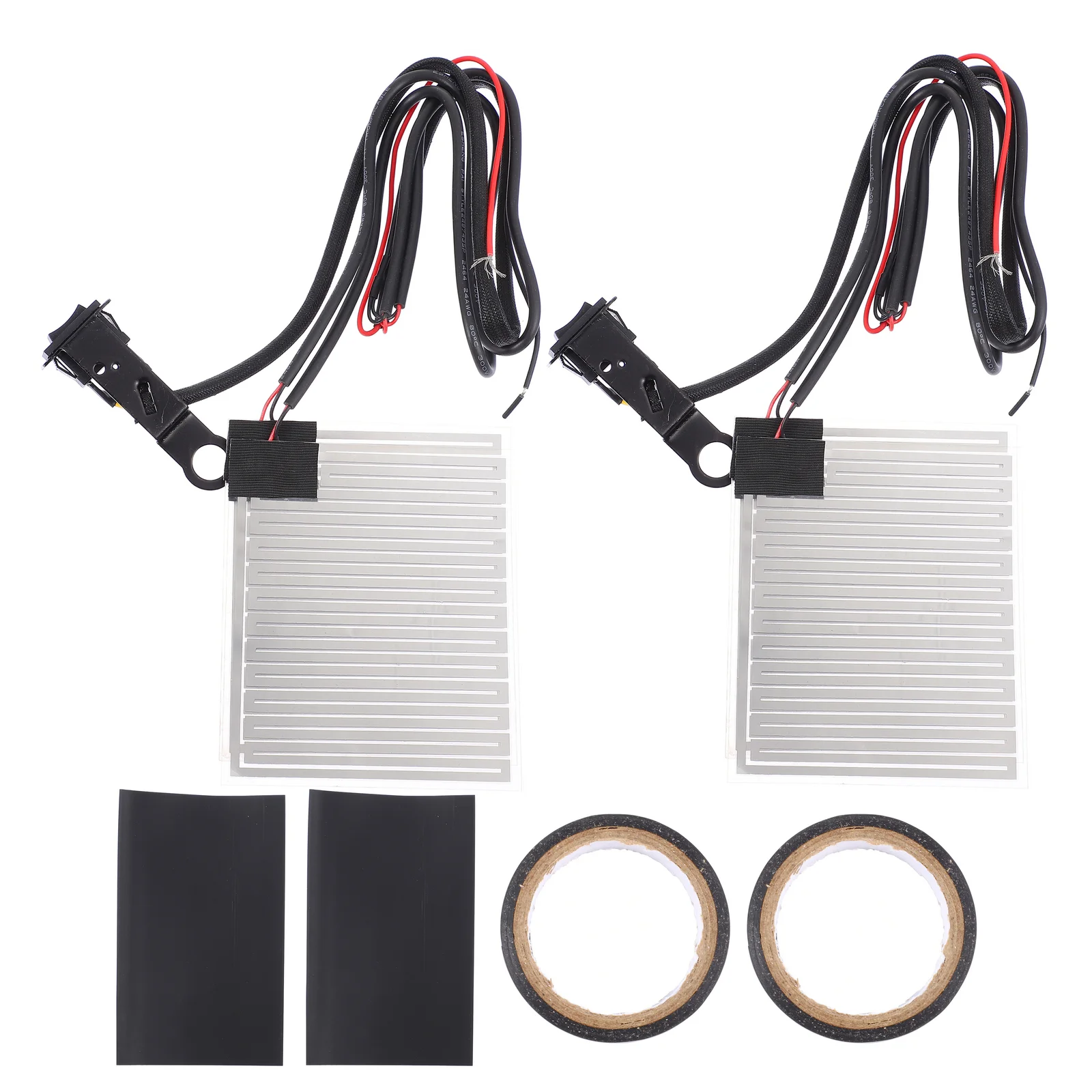 

2 набора чехлов для нагревательных ручек Чехлы для ручек мотоцикла Защитные чехлы для ручек мотоцикла (черный)