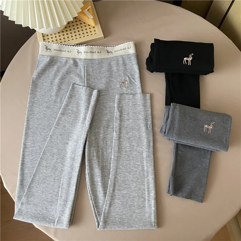 

women's wide pantsNo Reduction Outer Wear Spring and Autumn Winter Summer Thincausal pants women