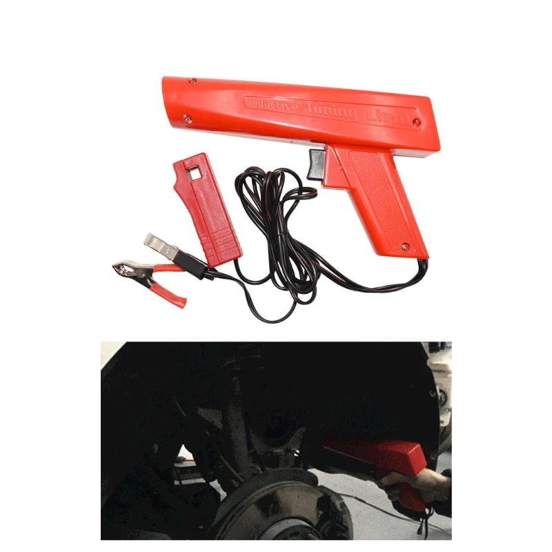 

Professional Ignition Timing Light Strobe Lamp Inductive Petrol Engine Marine Timing for Car Motorcycle Detection T3EF